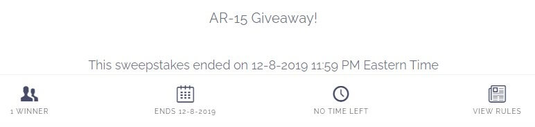 AR15 Gun Giveaway