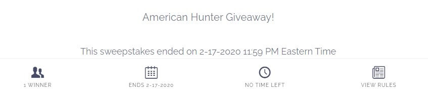 American_Hunter_Giveaway_-_Summary