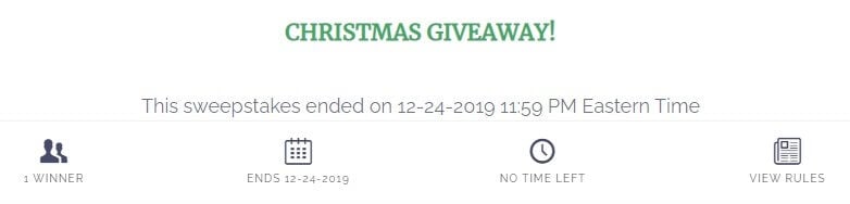 Christmas 2019 Gun Givewaway