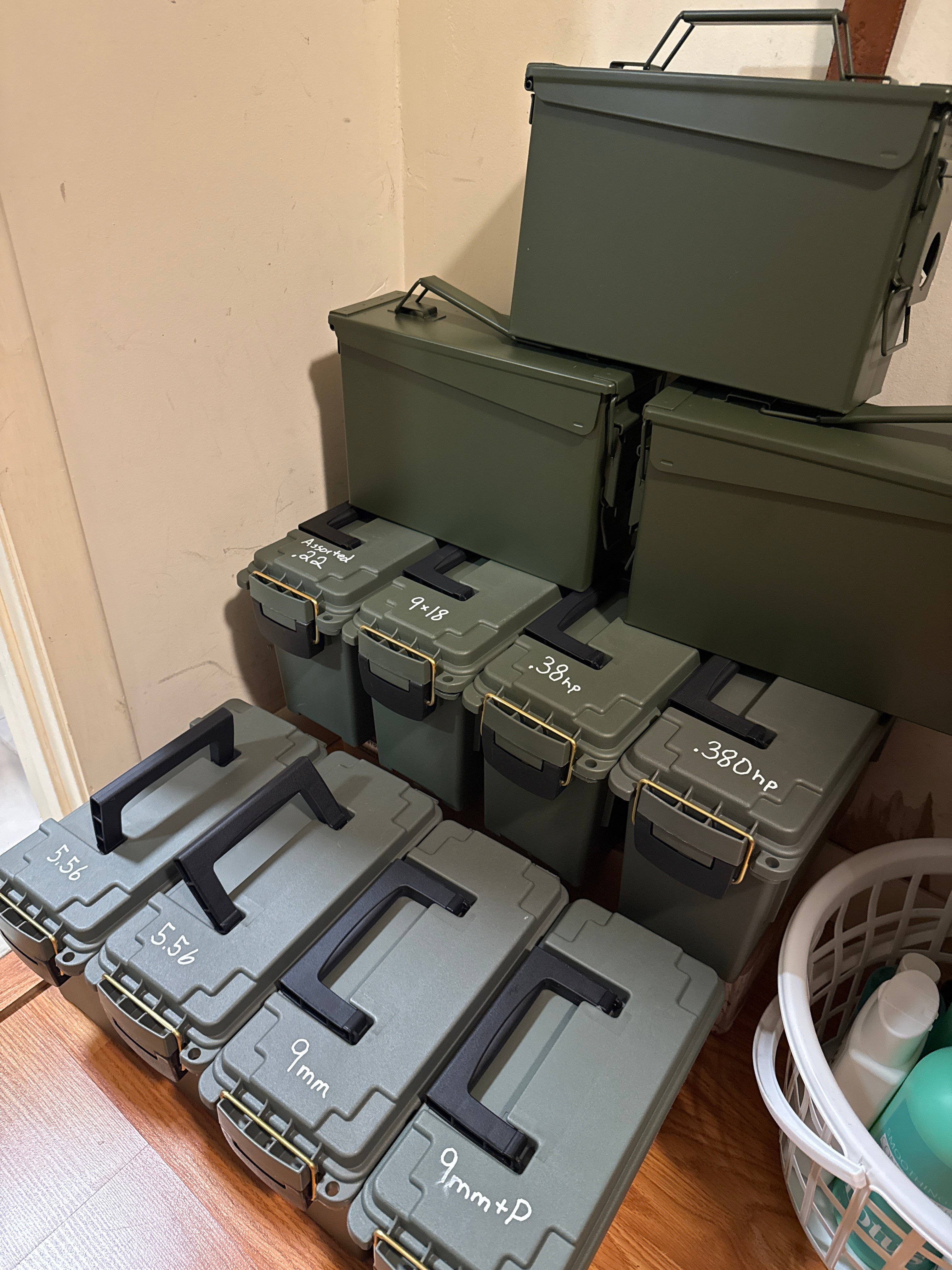 A real photo of M19A1 - 30 Caliber Empty Ammo Can (3 Pack) by KeystoneBrotherB (1)