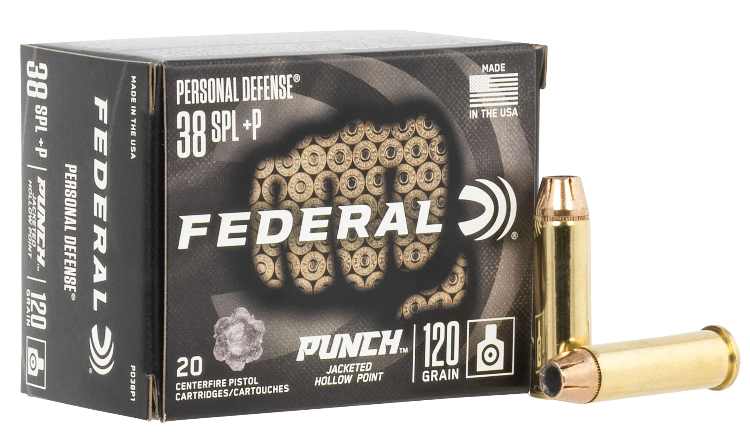 Federal Federal Premium 38 Special 120 Grain JHP PD38P1 (Box)