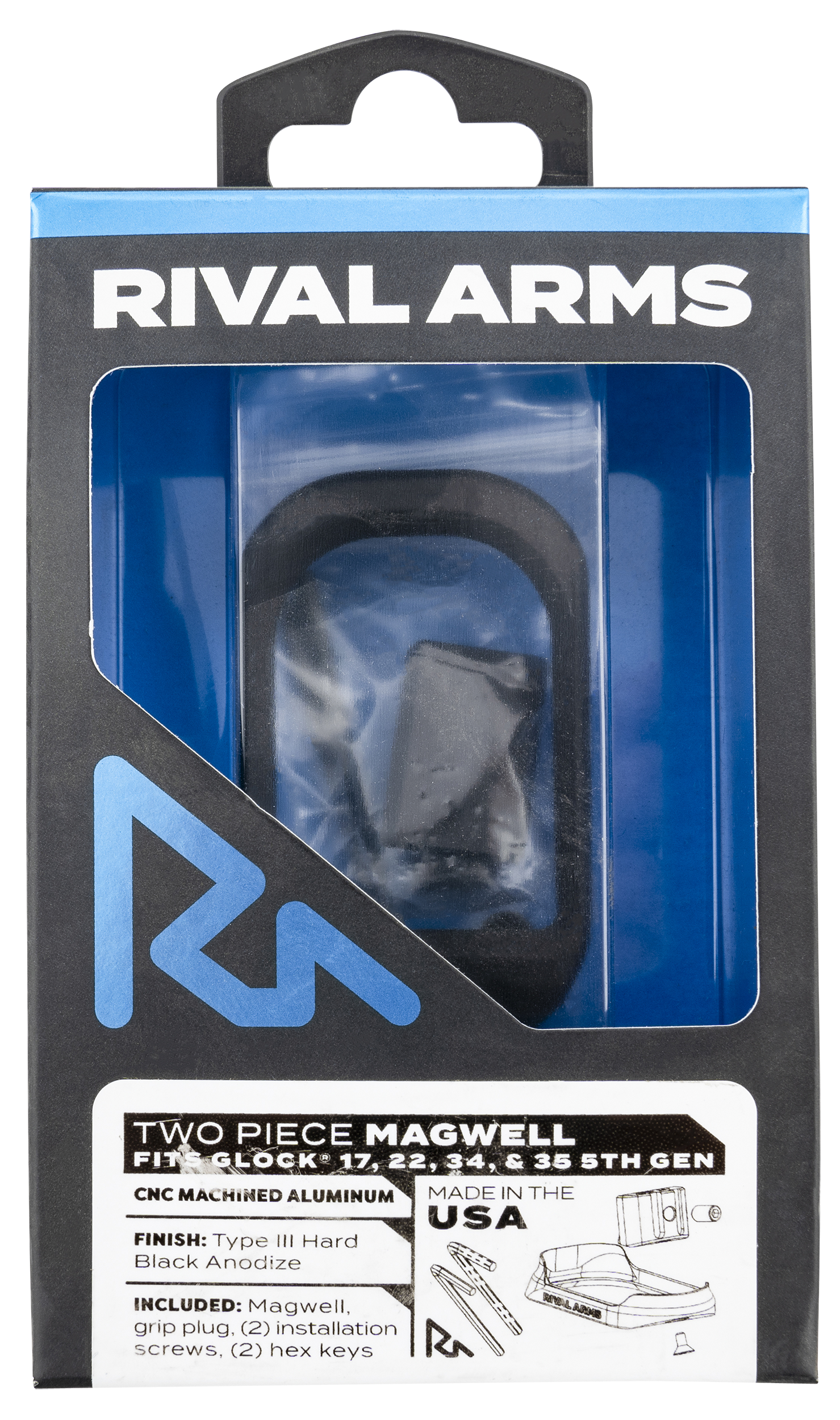 Rival Arms Magwell Gen5 Glock 17/34 Black | Ammunition Depot