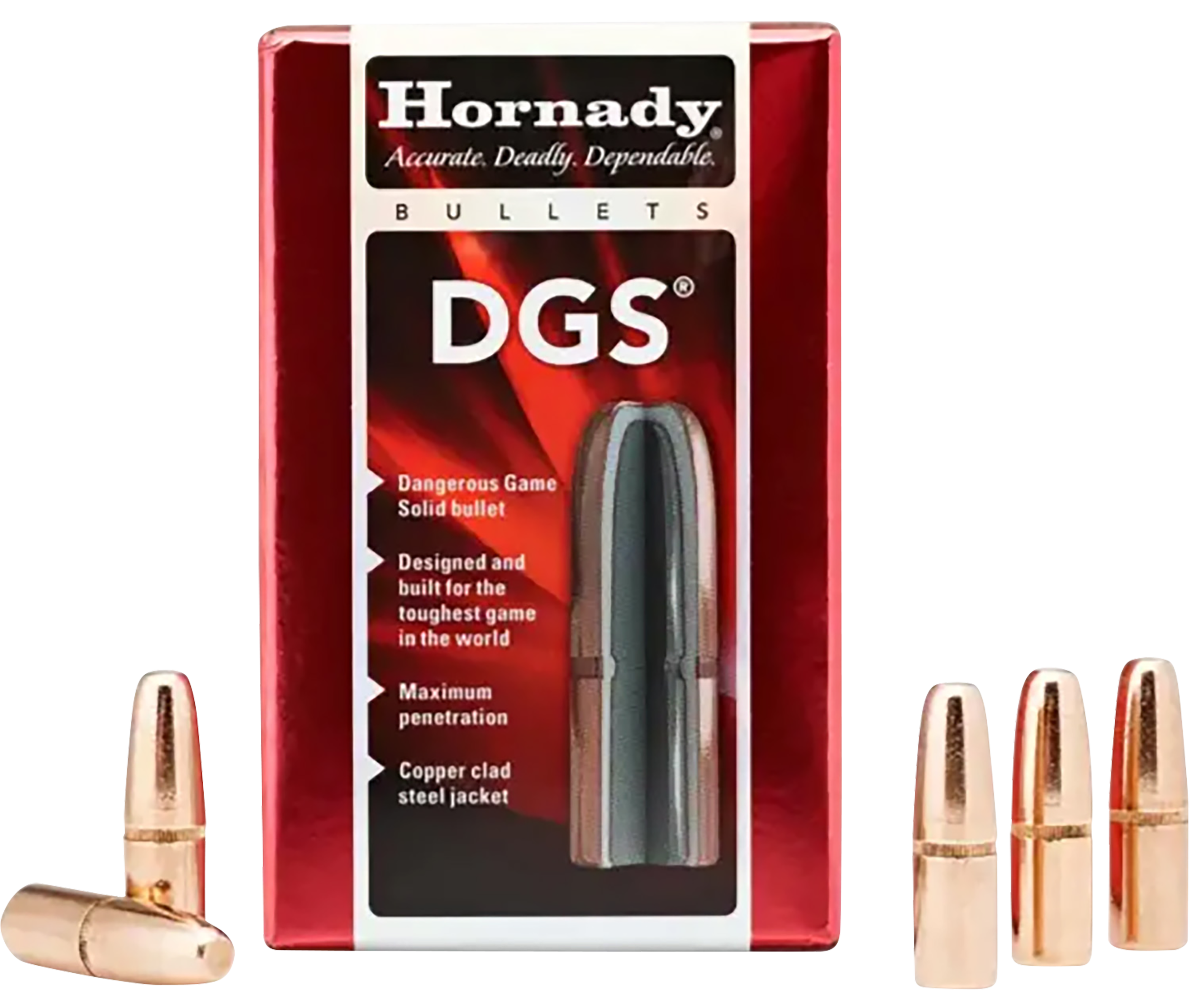 Hornady Hornady 470 Cal 500gr Dangerous Game Solid Bullets