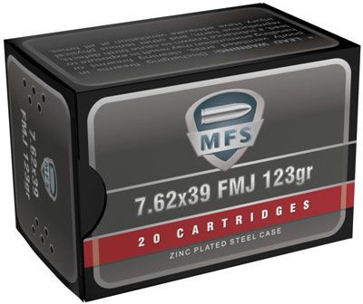 MFS 7.62x39mm 123 Grain FMJ | 7.62x39mm Ammo For Sale - Ammunition