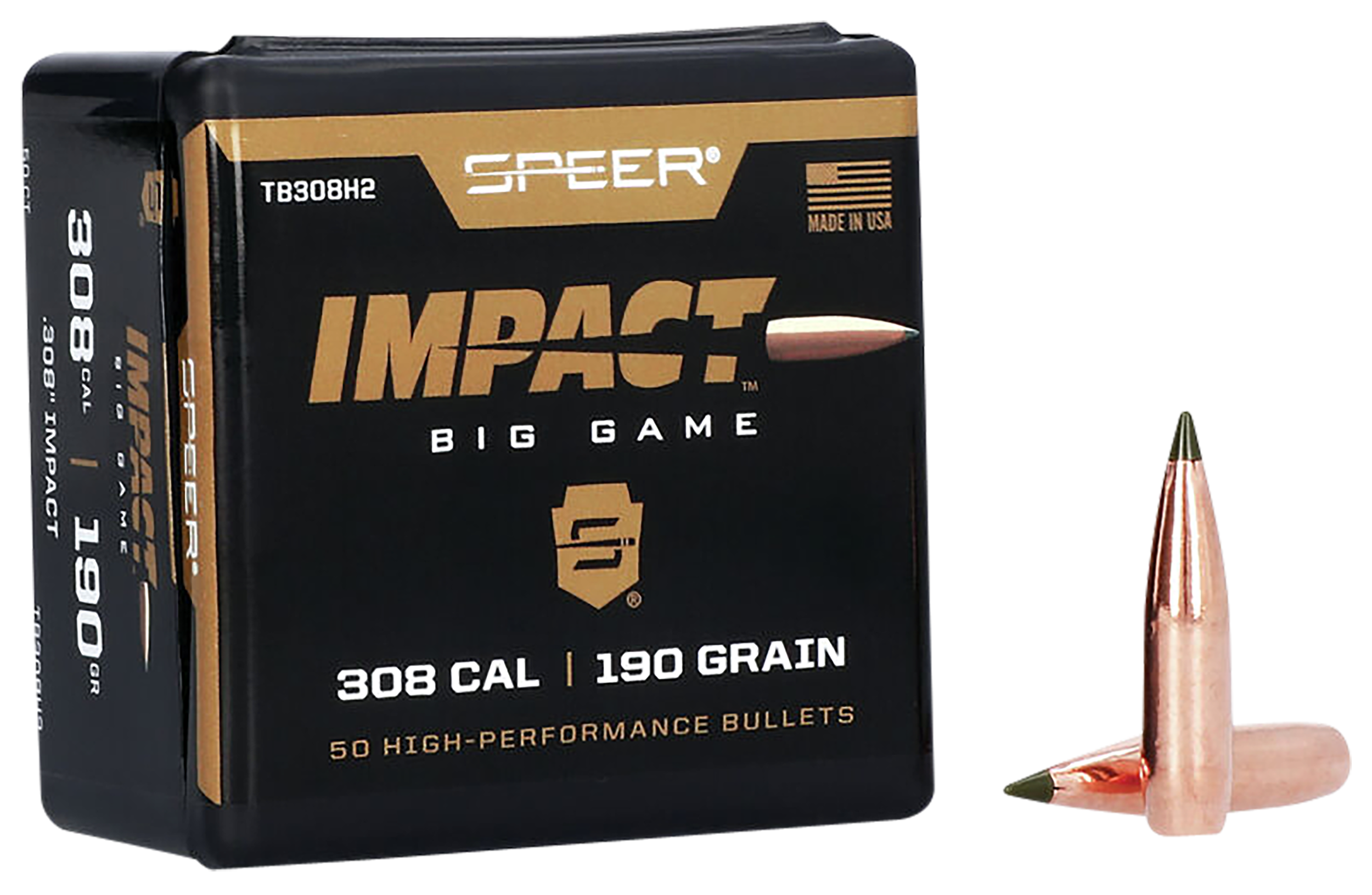 CCI Speer 30 Cal 190gr Impact Polymer Tip 50/Box