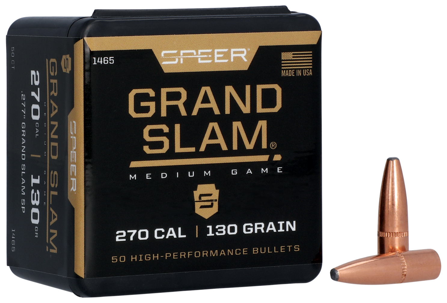 Speer Speer Grand Slam 270 Cal 130gr Soft Point 50ct