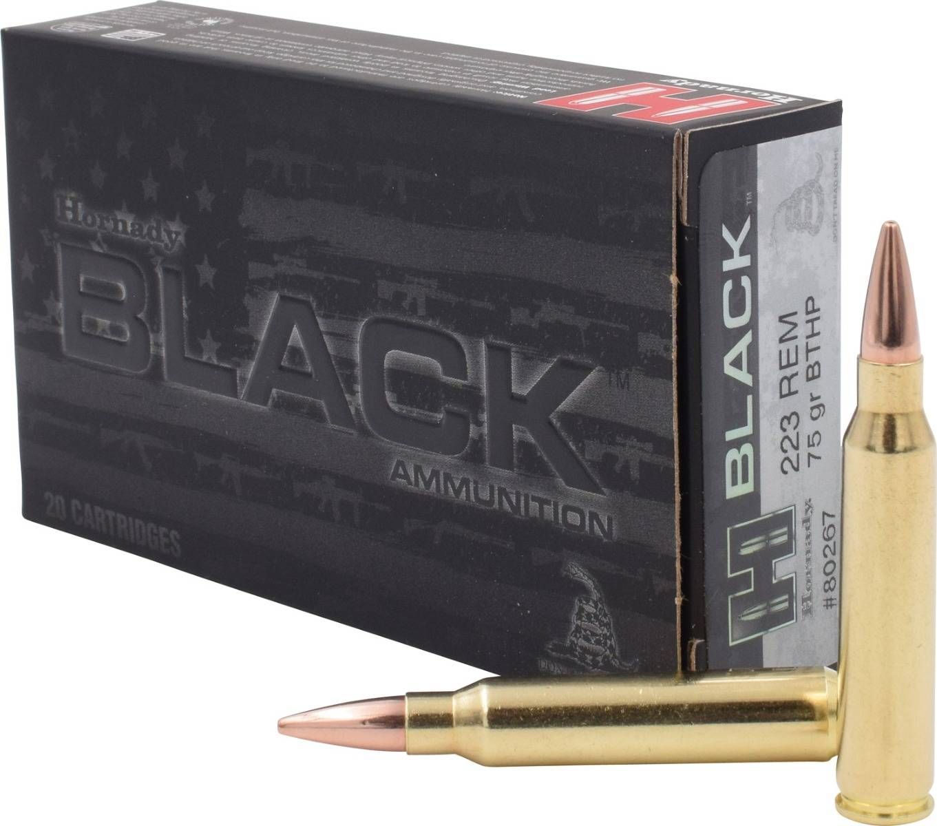 Hornady Hornady Black Match  223 Rem 75 GR BTHP