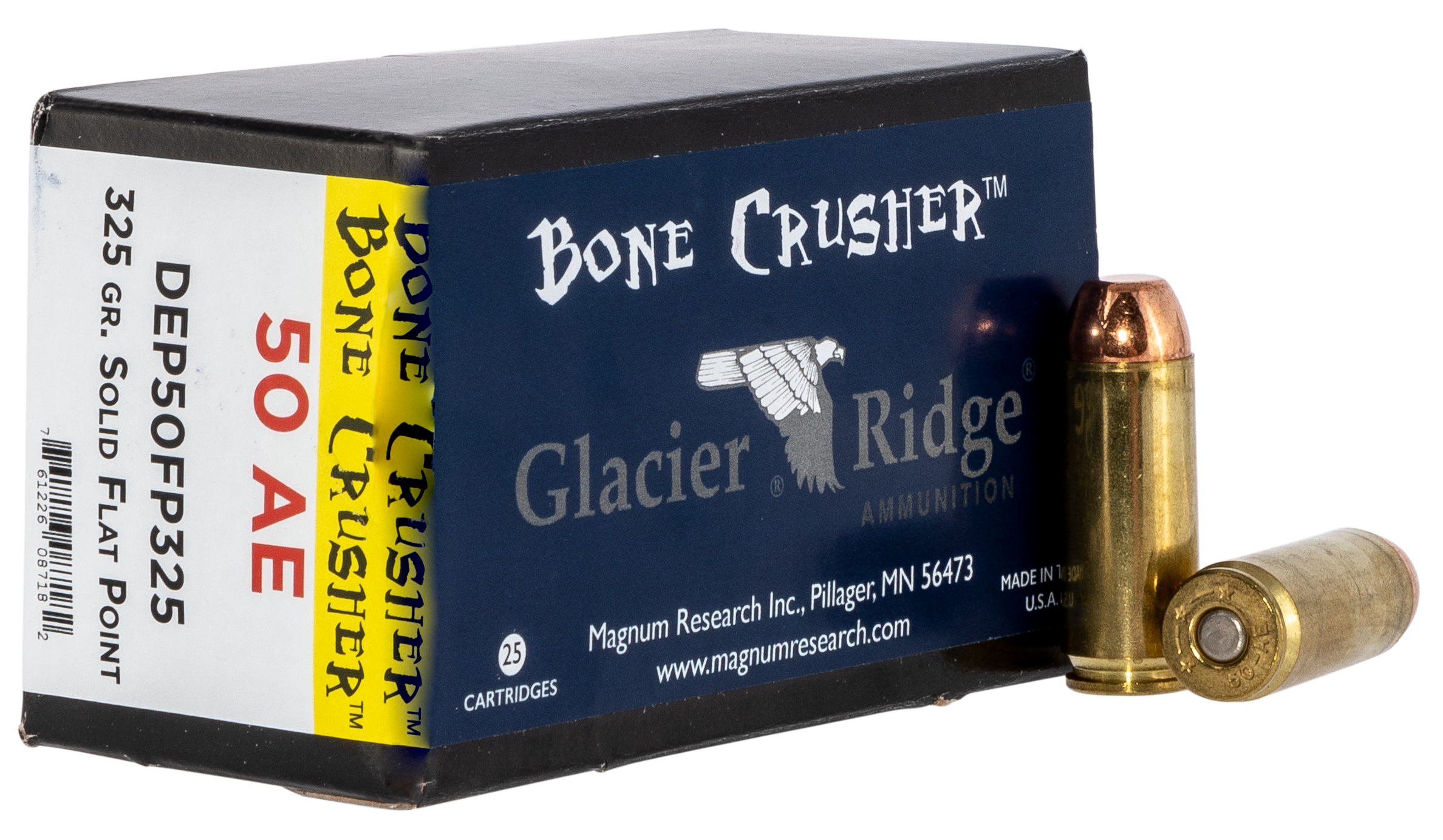 Magnum Magnum Research Bonecrusher 50 AE 325 Gr Flat Point (Box)