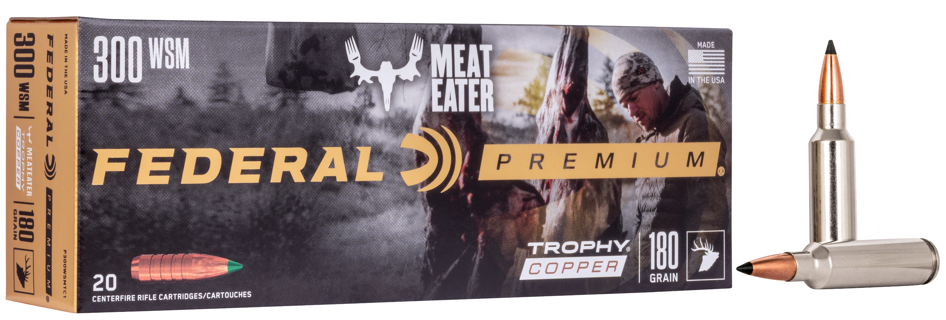 Federal Federal Premium 300 WSM 180 Gr Trophy Copper (Box)