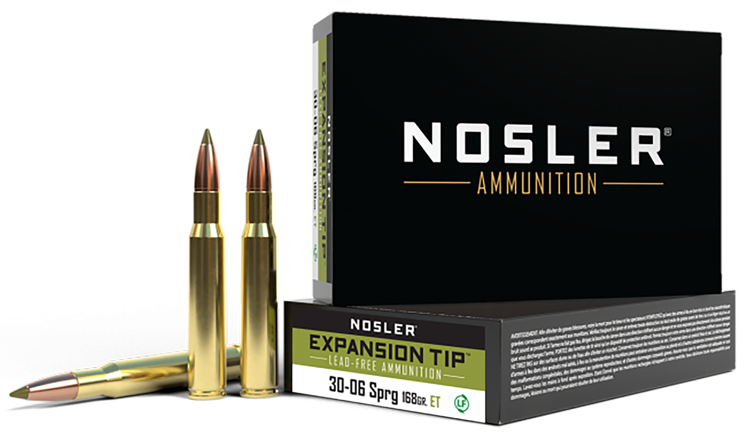 Nosler Nosler E-tip 30-06 Springfield 168 Gr E-Tip Lead-Free (Box)