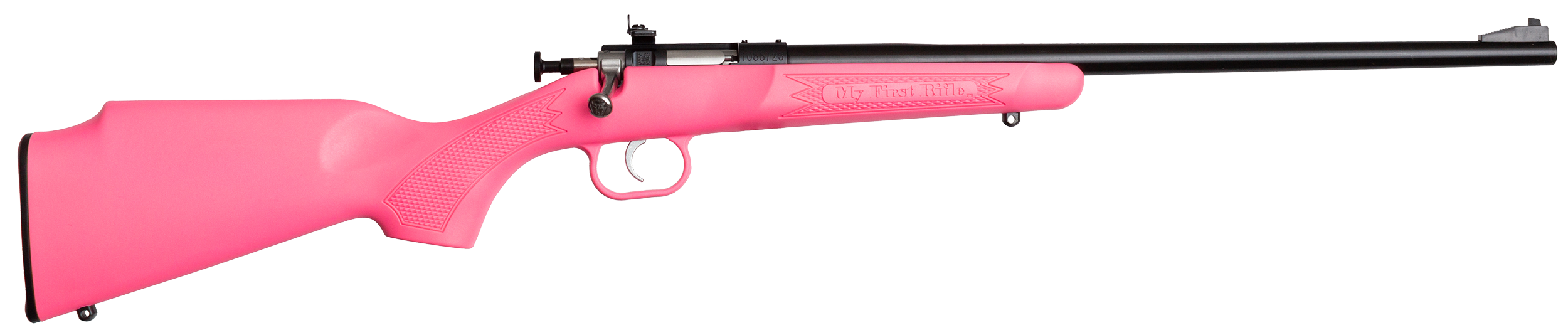 Crickett Single Shot Bolt 22 LR 16.12" Synthetic Pink/Blued
