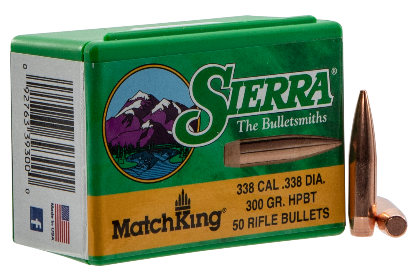 Sierra Bullets Sierra Bullets MatchKing 338 Caliber 300 Gr Hollow Point Boat Tail