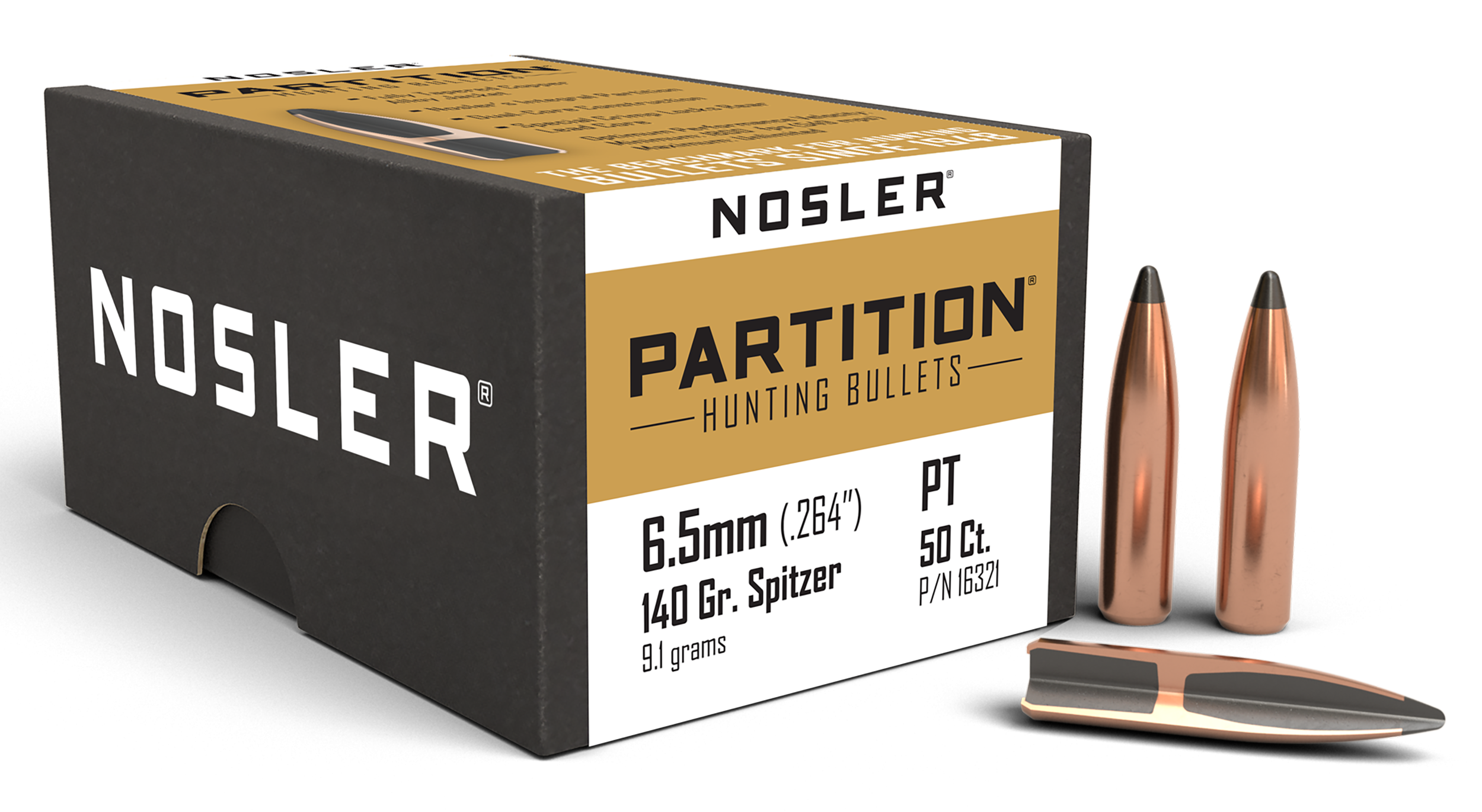 Nosler Nosler Partition 6.5mm 140 Gr Spitzer