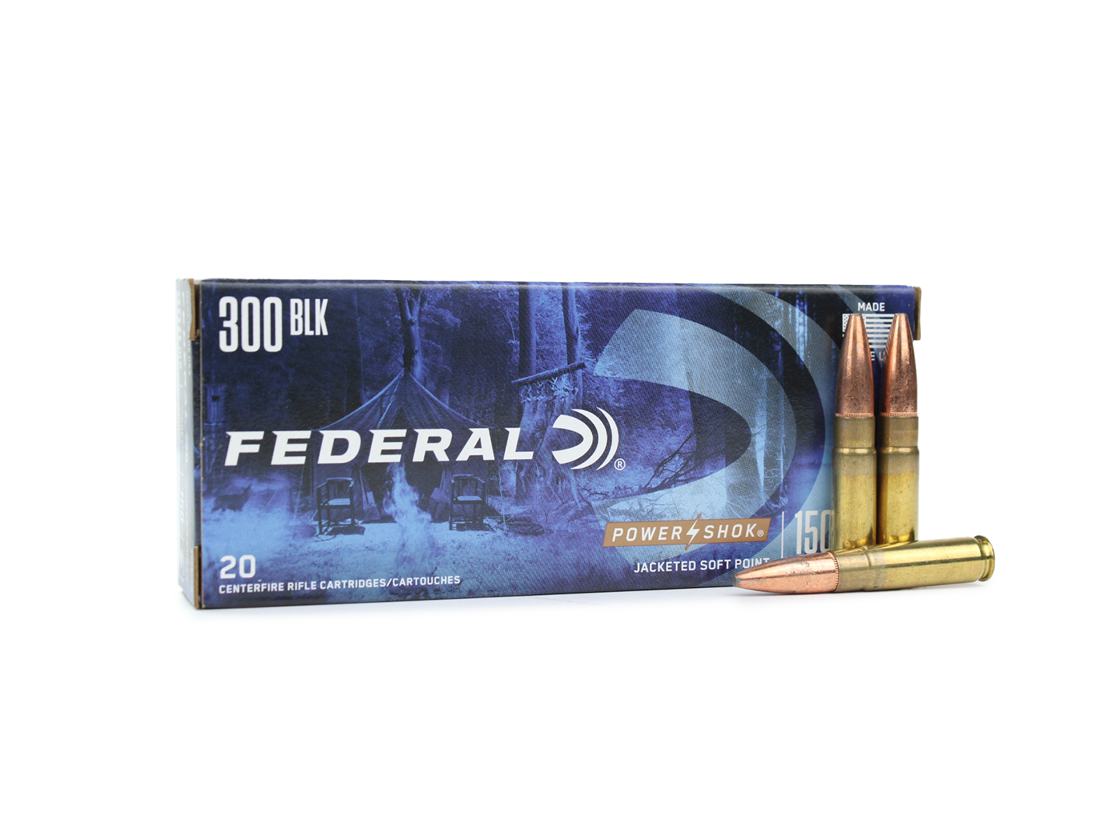 Federal Federal Power-Shok 300 Blackout 150 Gr JSP