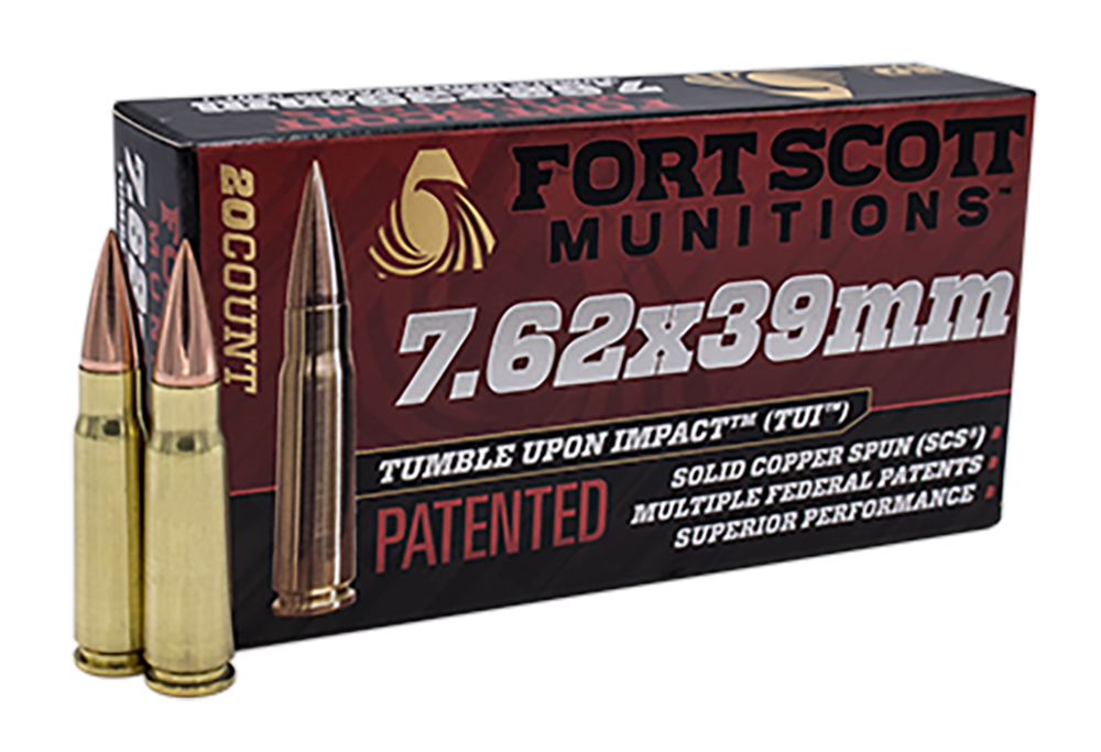 Fort Scott TUI 7.62x39mm 117 Gr SCS 20 Rounds Ammo