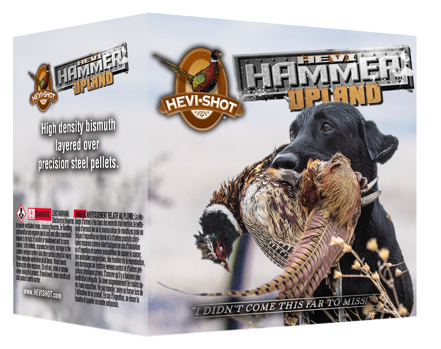 HEVIShot HEVIHammer Upland Hunting Ammo  12 Gauge 2.75 In 1 1/4 oz Steel Bismuth Shot Size 3 Ammo