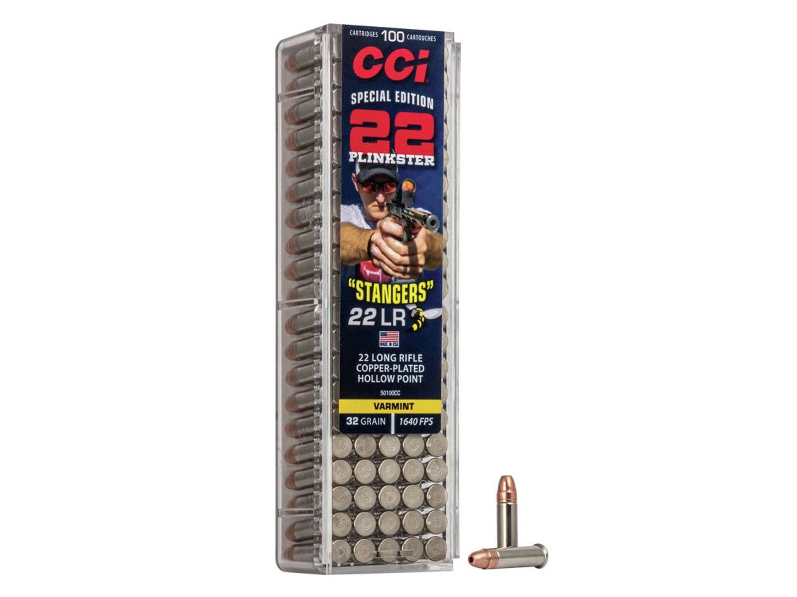 CCI CCI Stangers 22 LR 32 Grain Copper-Plated HP