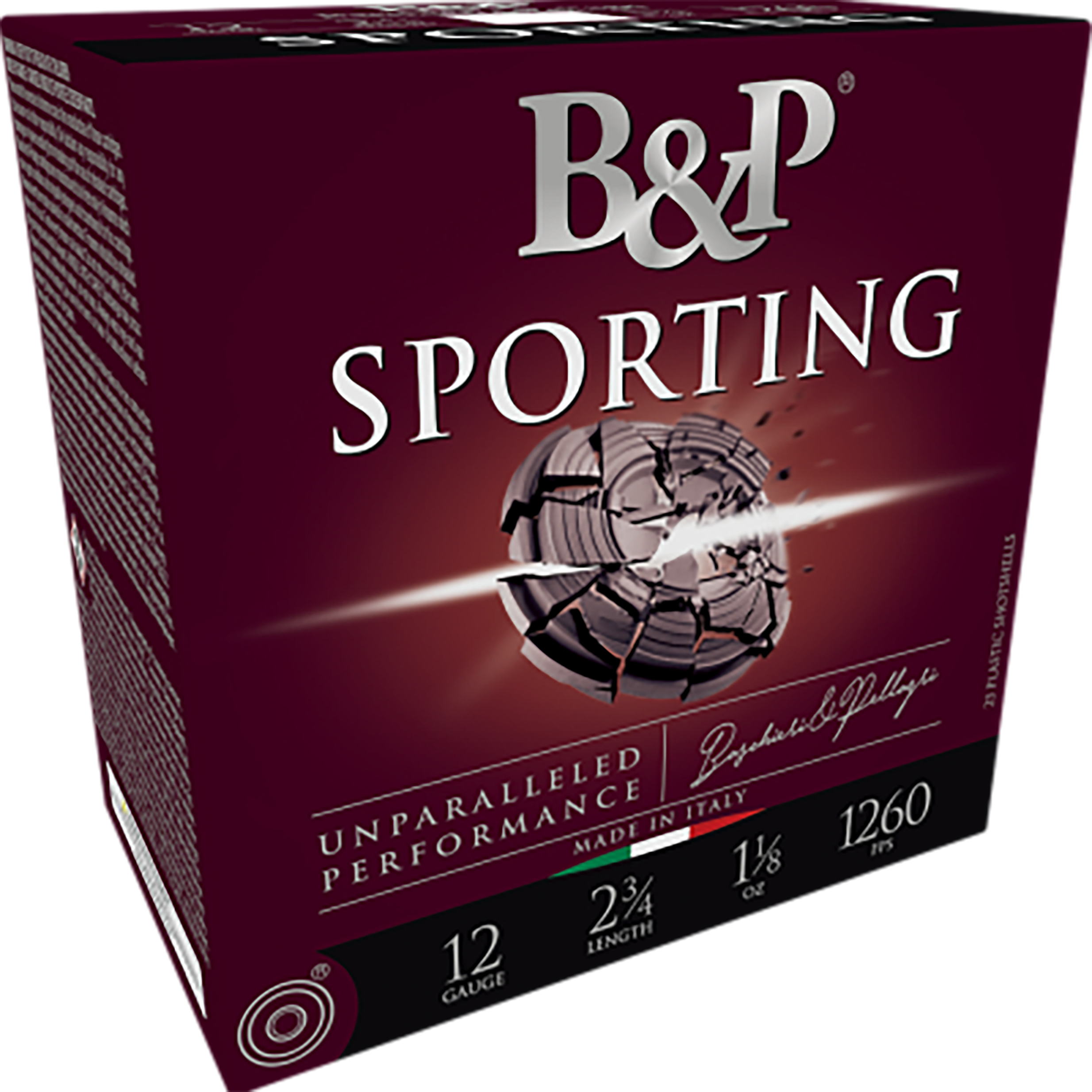 B&P Sporting Clay 12 Gauge 2.75 1 oz 8 Shot Ammo