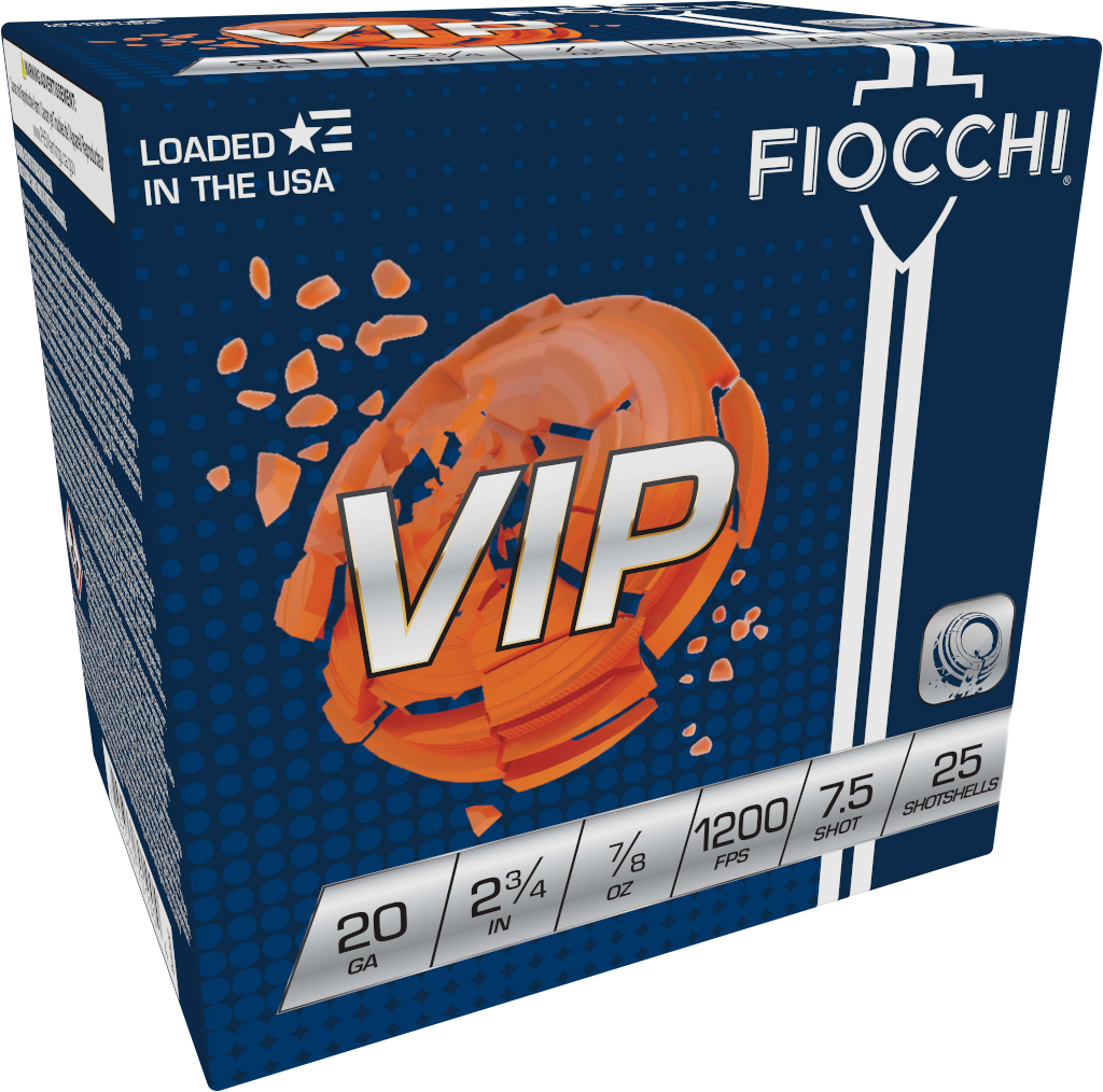 Fiocchi Exacta Target VIP 20 Gauge 2.75 7/8oz 7.5 Shotgun Ammo (25rds)