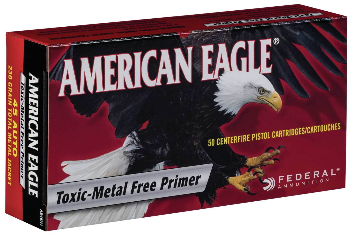 Federal Federal American Eagle Irt 45 ACP 230 Grain Total Metal Jacket AE45N1 (Box)