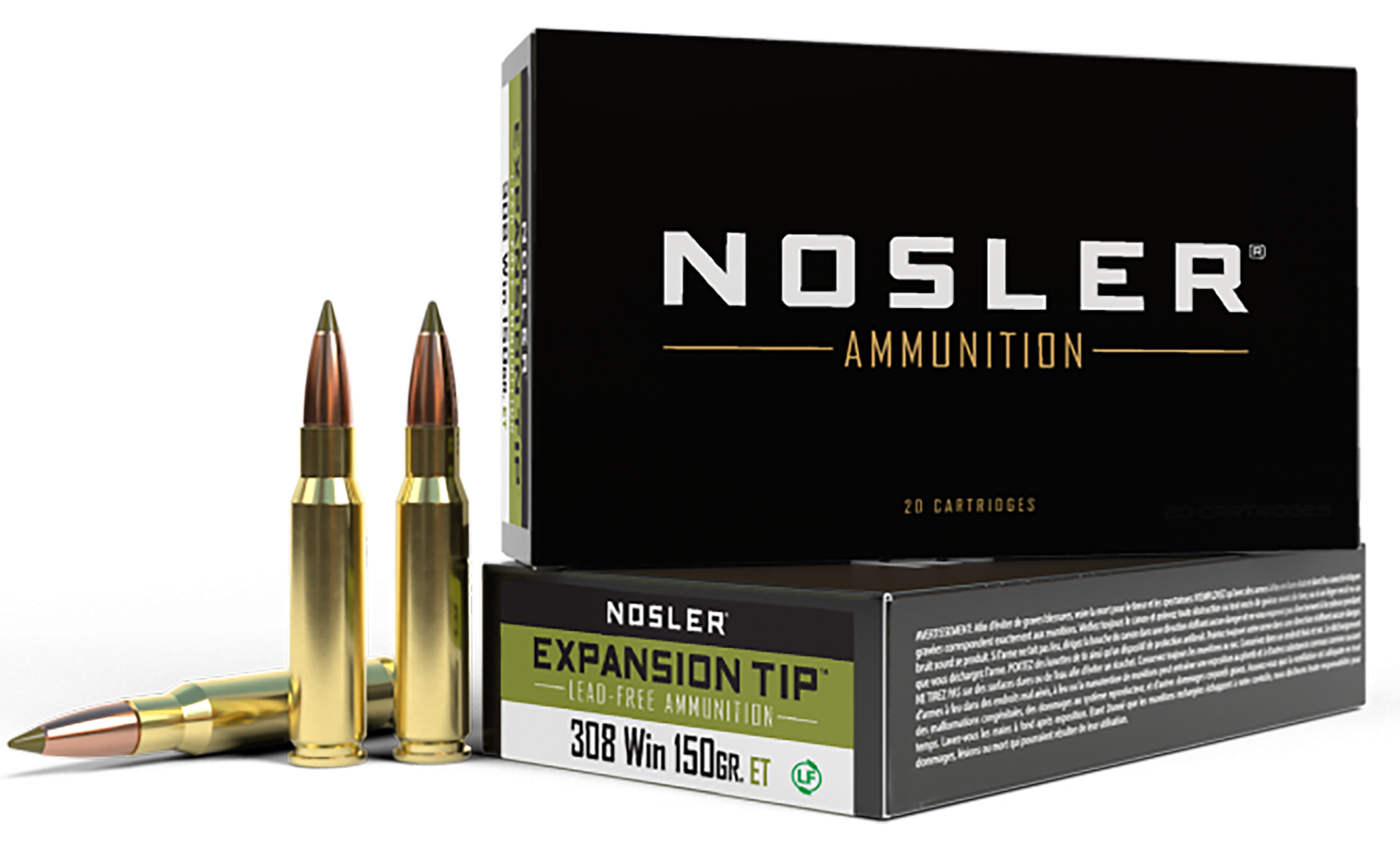 Nosler Nosler E-tip 308 Winchester 150 Grain E-Tip Lead-Free
