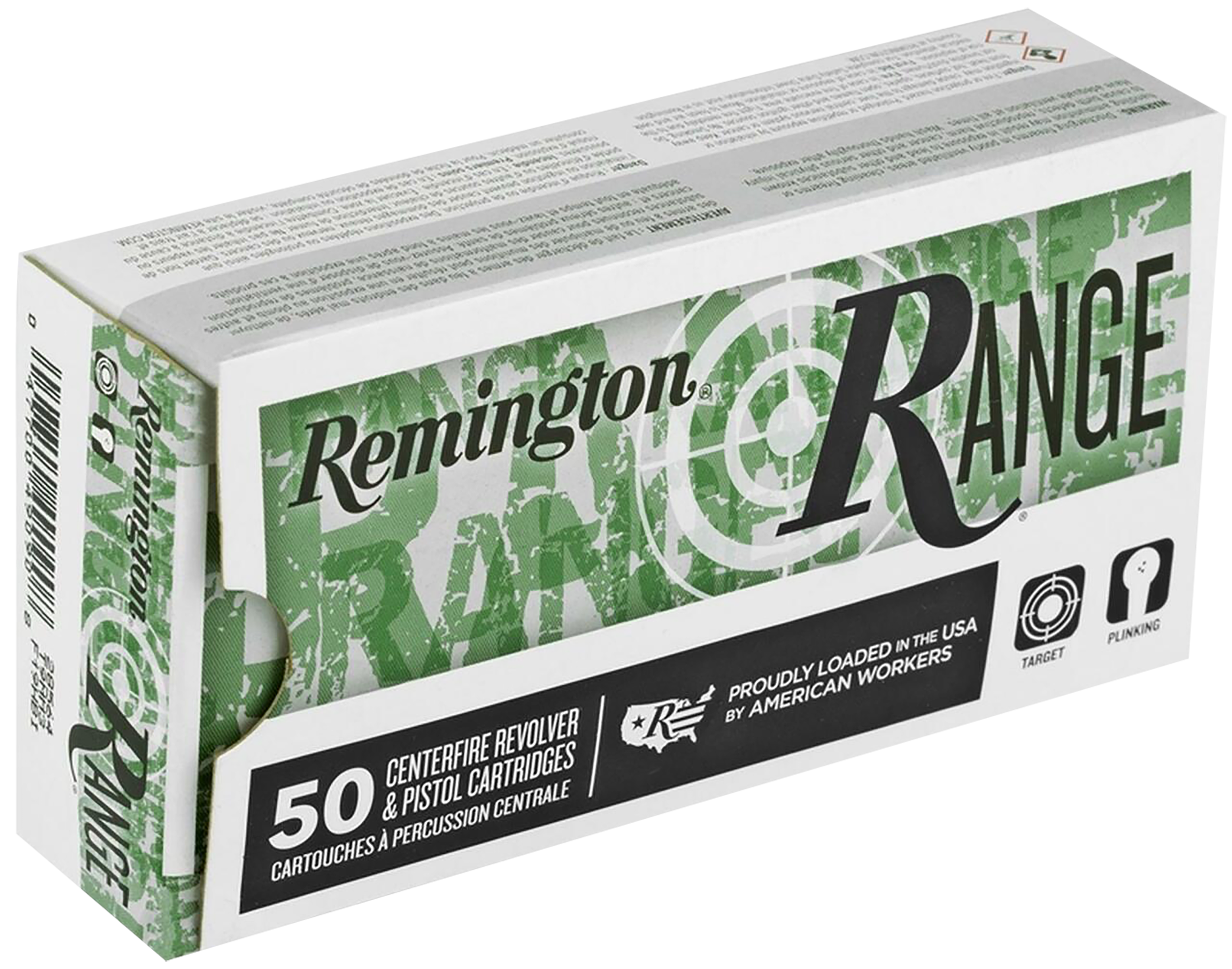 Remington Remington Range 380 ACP 95 Grain Flat Nose Enclosed Base 27683