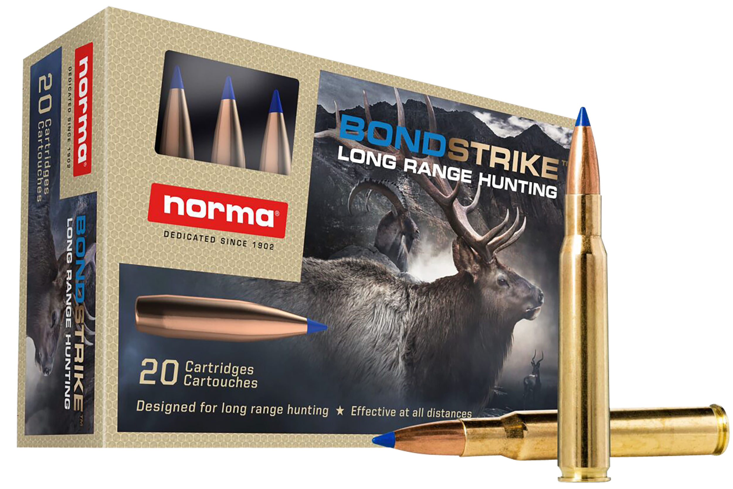 Norma Precision Ammunition Norma Ammunition Dedicated Hunting 30-06 Springfield Springfield 180 Grain Bonded Polymer Tip