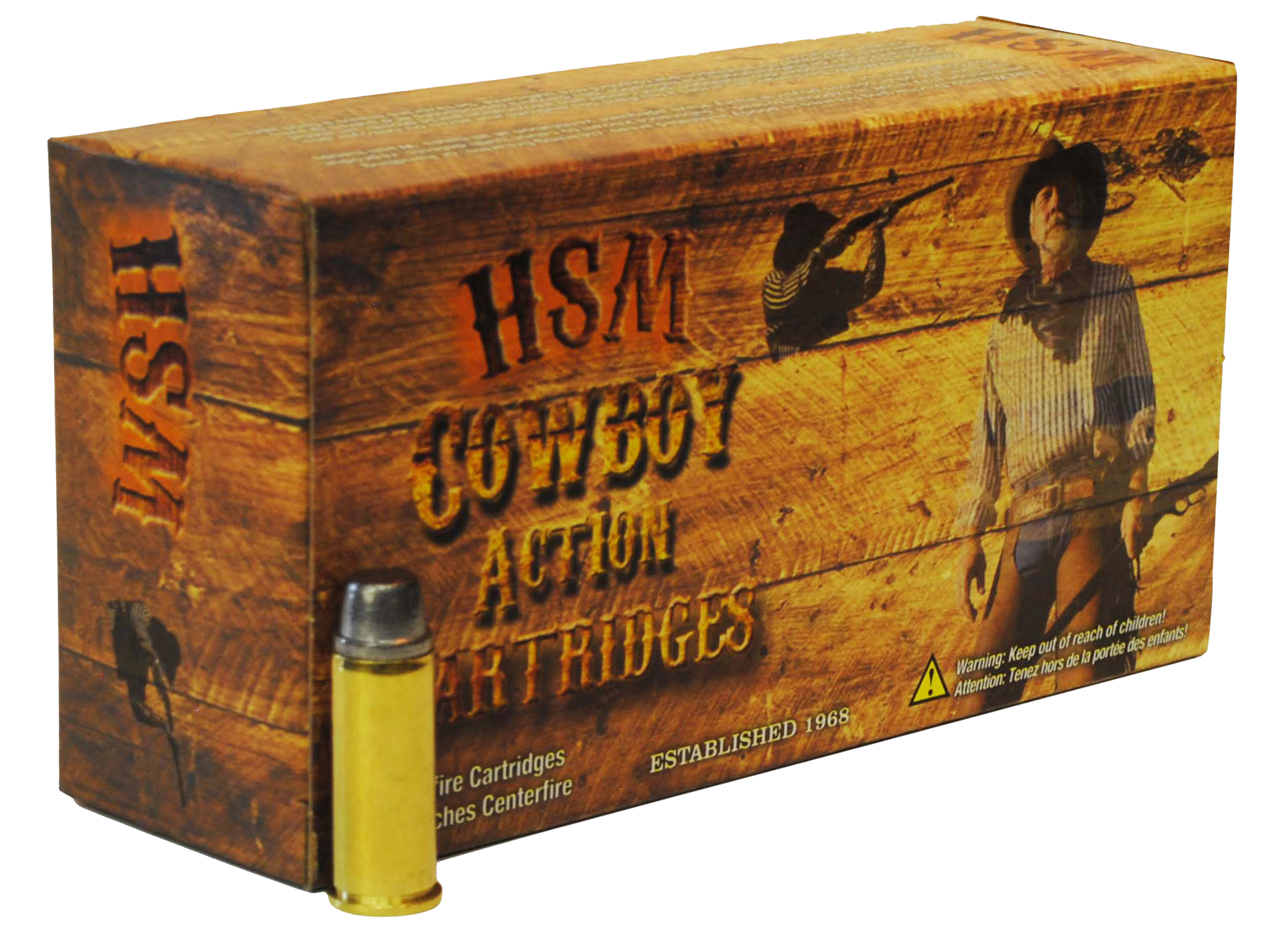 Hunting Shack Munitions (HSM) Hsm Cowboy Action 41 Rem Mag 210 Gr Semi Wadcutter Ammo
