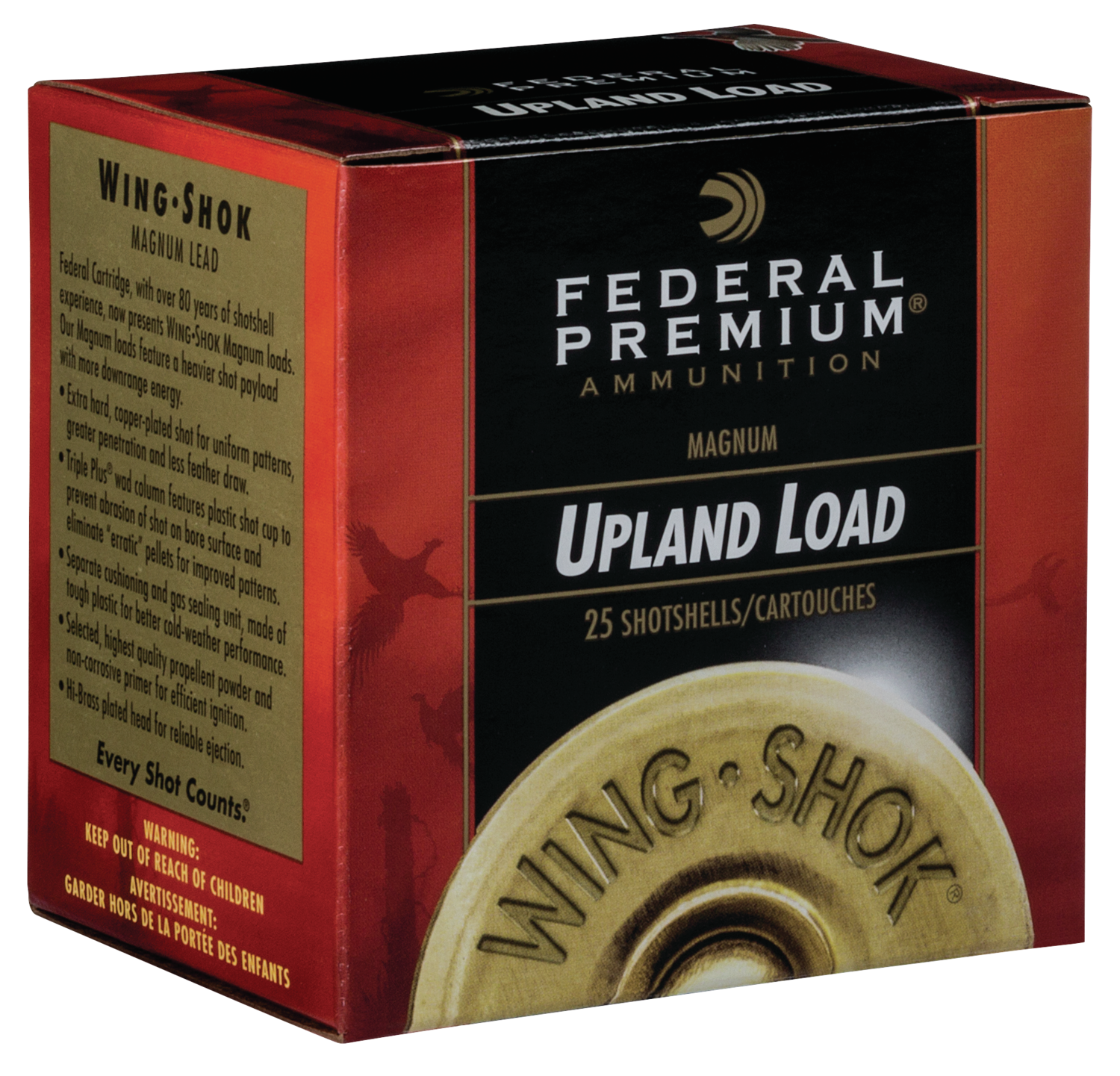 Federal 12 Gauge 2.75 1-1/4 oz 7.5 Shot 1500 fps Ammo