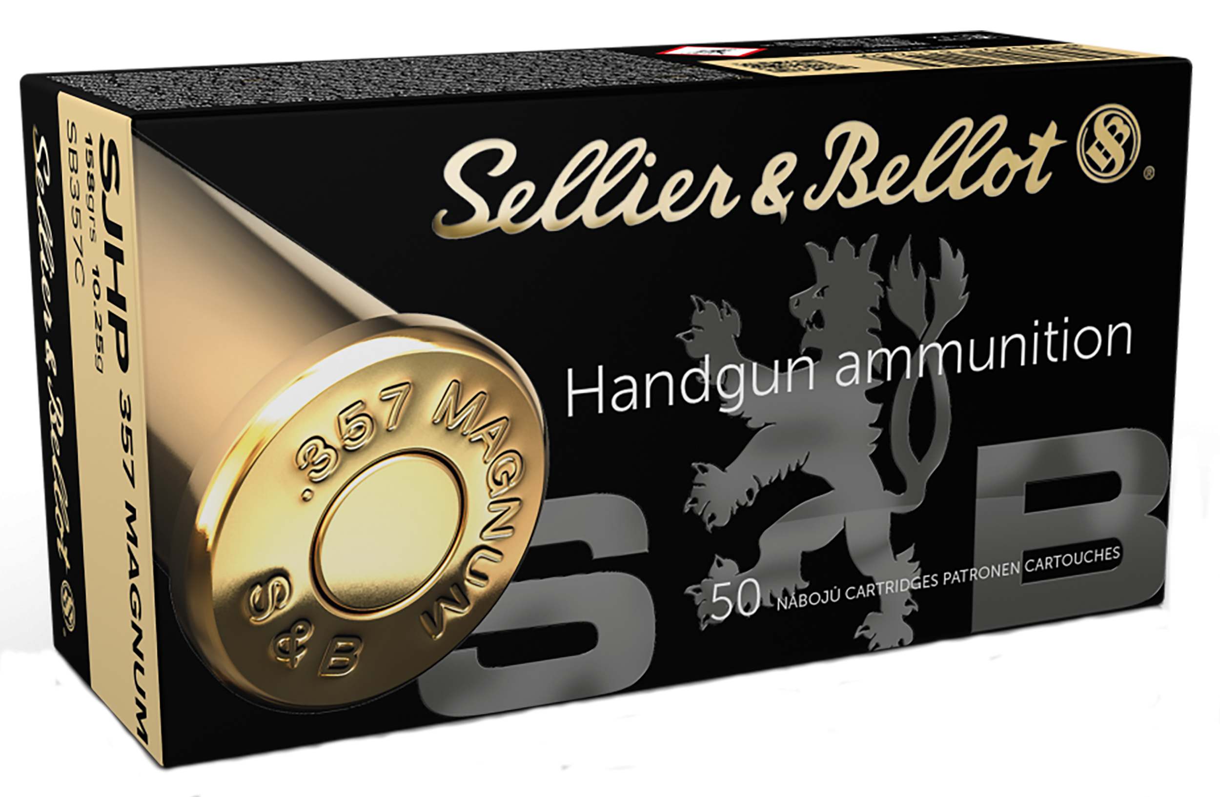 Sellier & Bellot Sellier & Bellot Handgun 357 Magnum 158 Grain Semi JHP SB357C