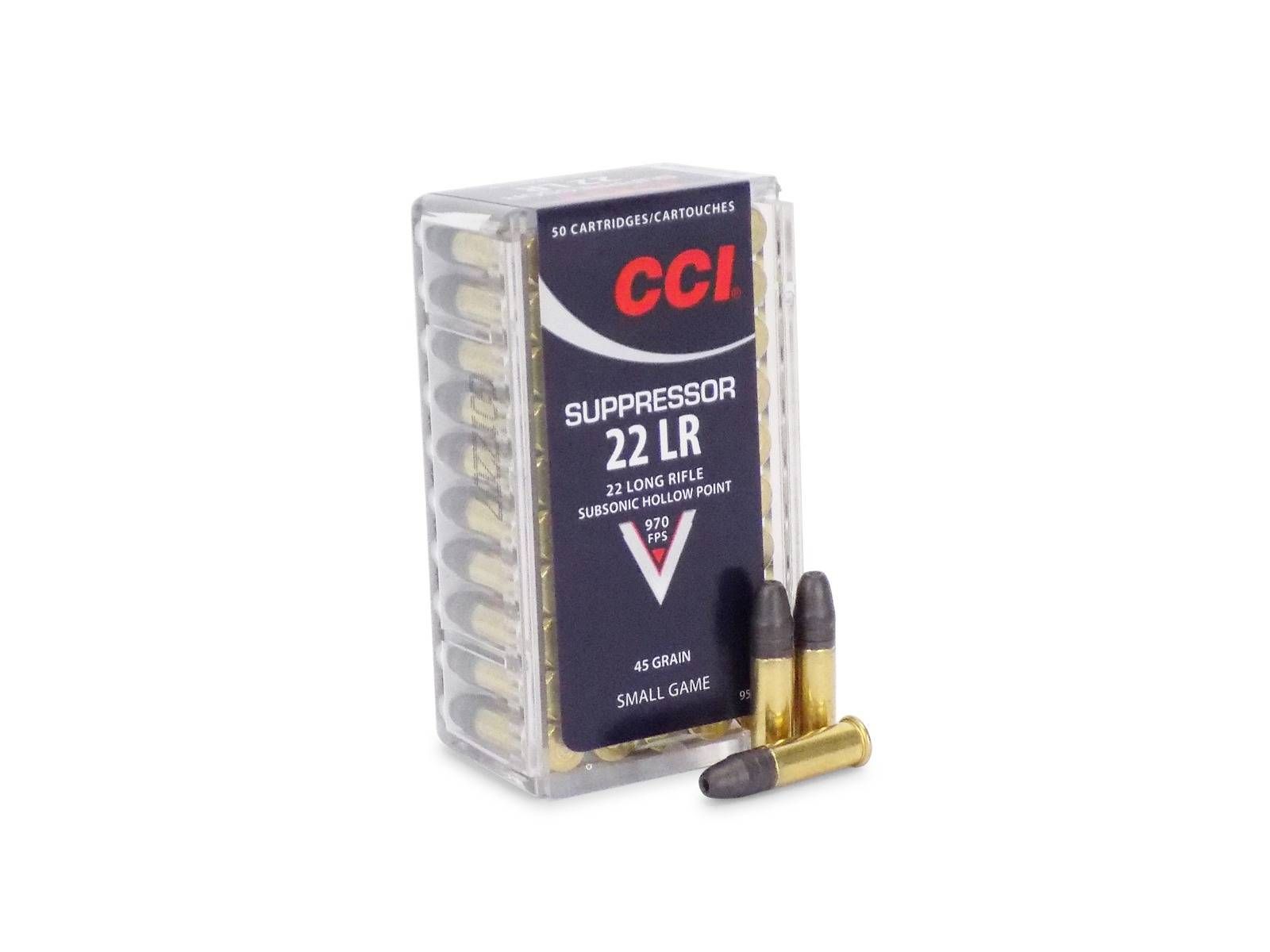 CCI CCI Suppressor 22 LR 45 Grain Lead HP (Box)