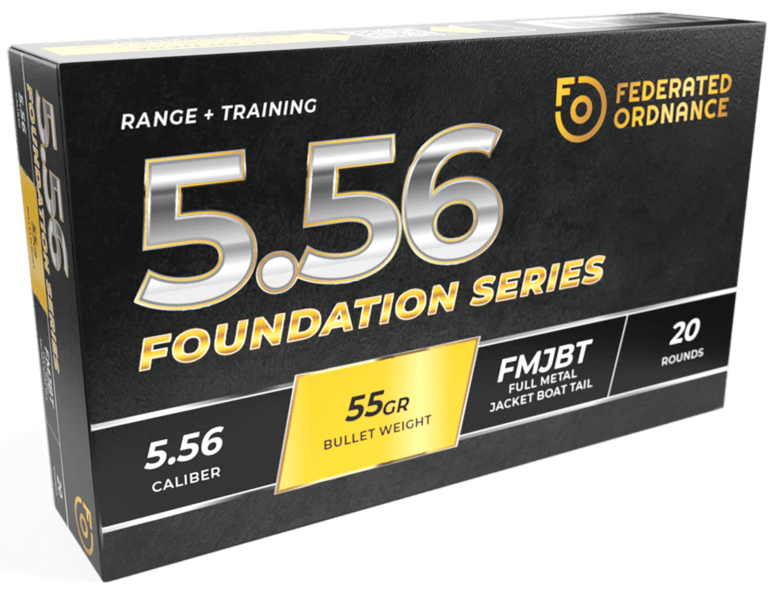 Nemo Arms 5.56mm 55 Gr FMJ BT 20 Rounds Ammo