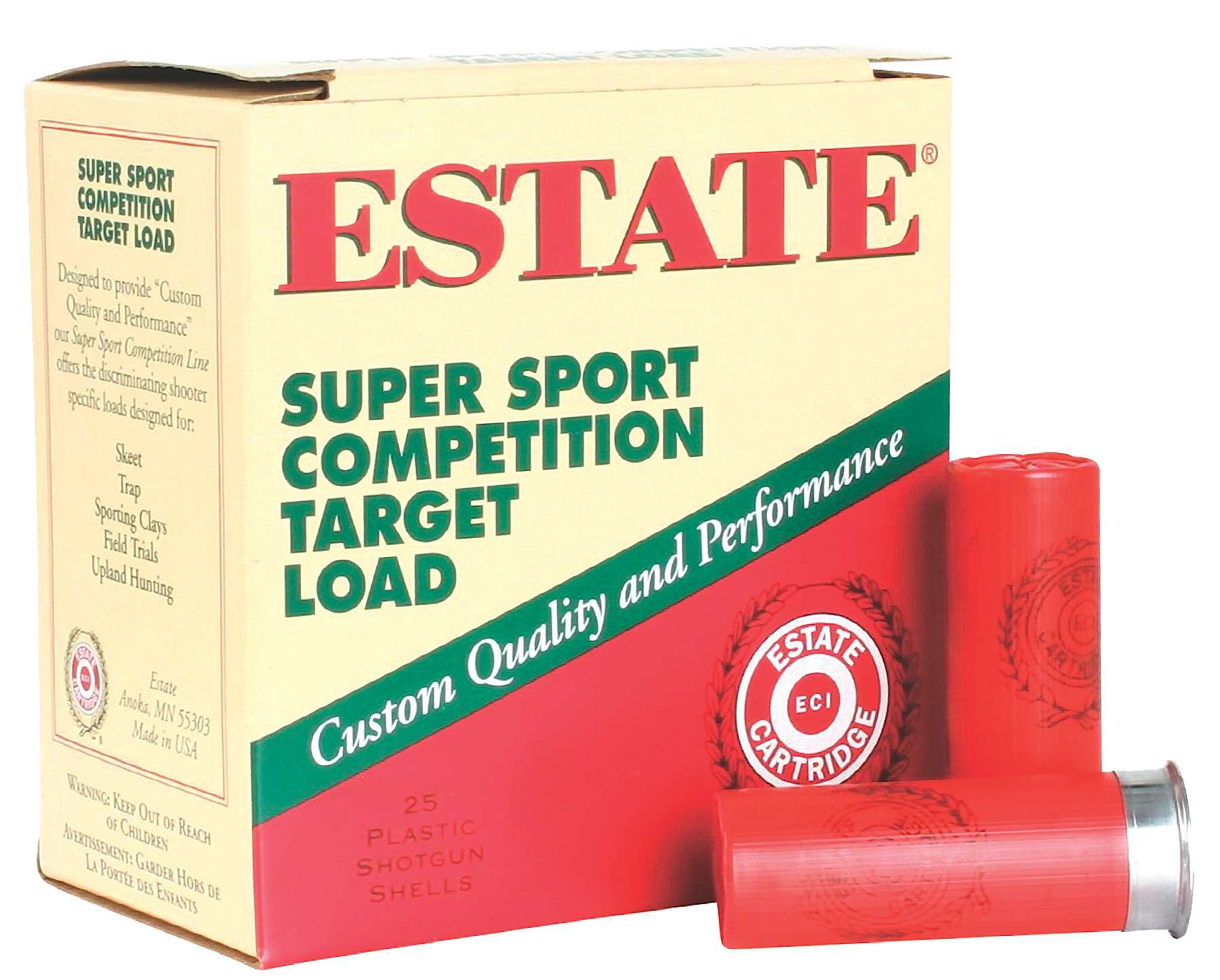 Estate Super Sport 12 Gauge 2.75 1-1/8 oz 7.5 Shot Ammo