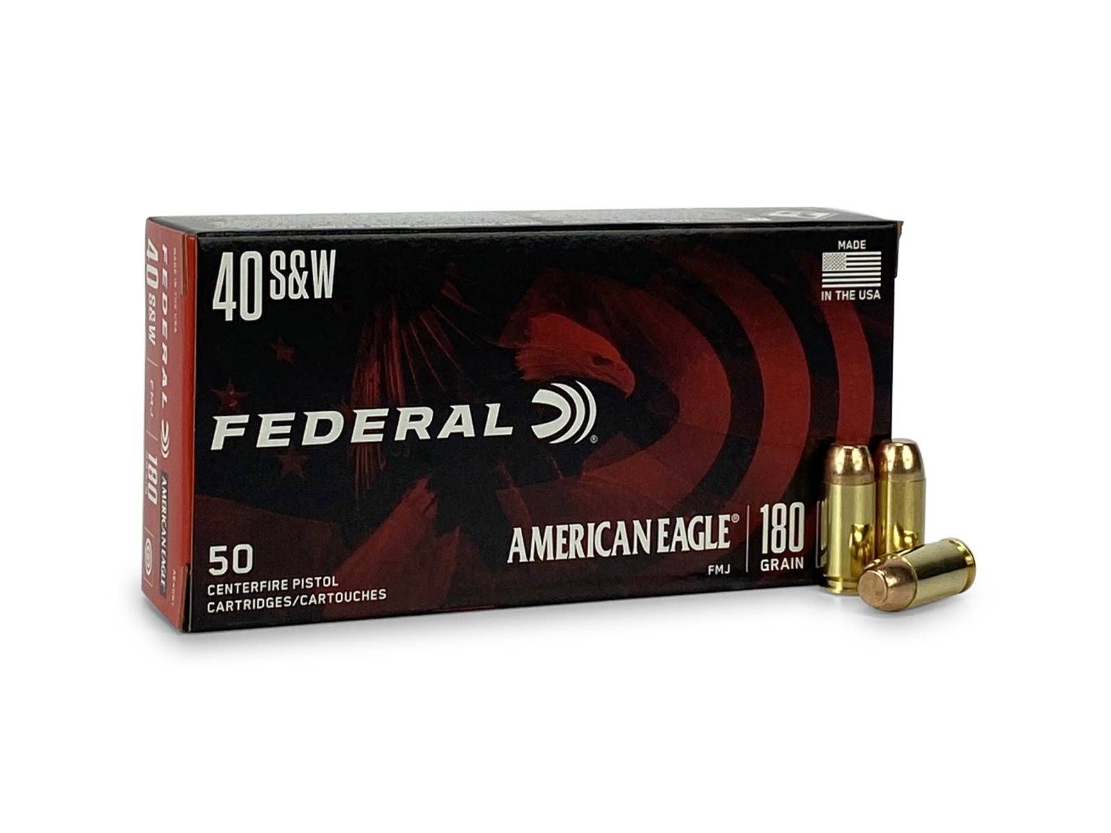 Federal Federal American Eagle 40 S&W Subsonic 180 Grain FMJ (Box)