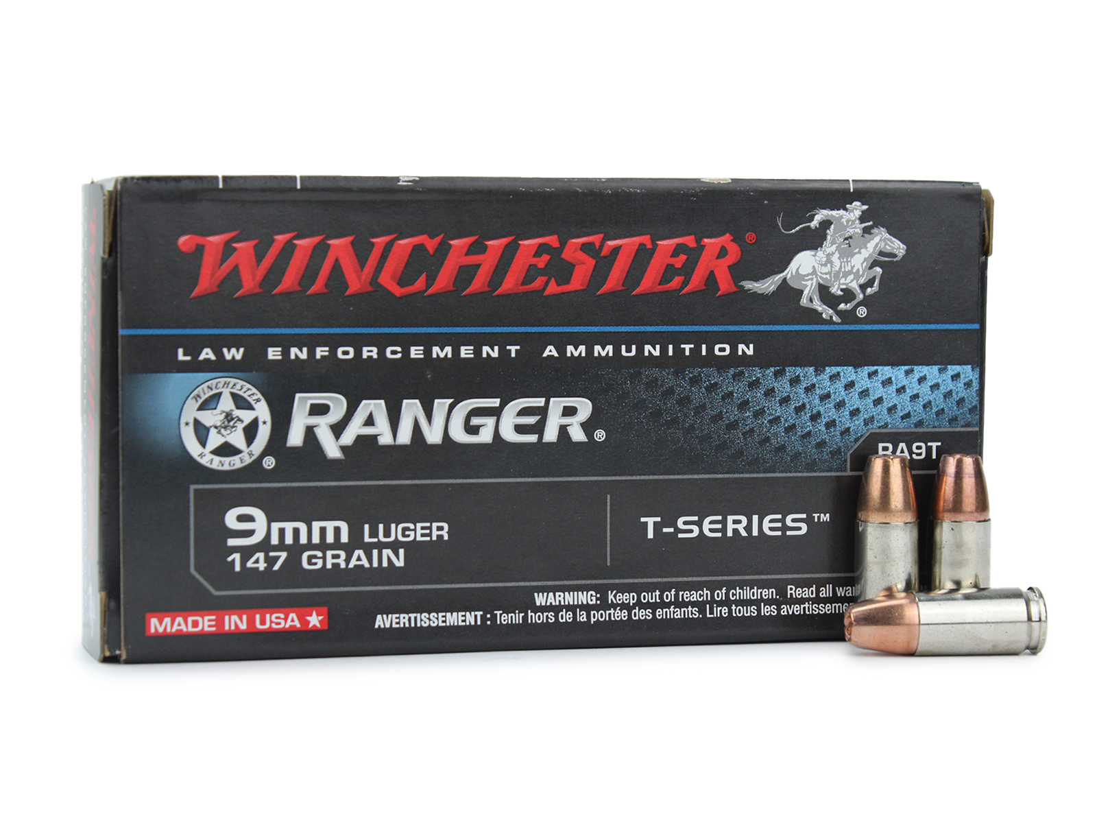 Winchester Ranger T-Series 9mm 147 Gr JHP | Ammunition Depot