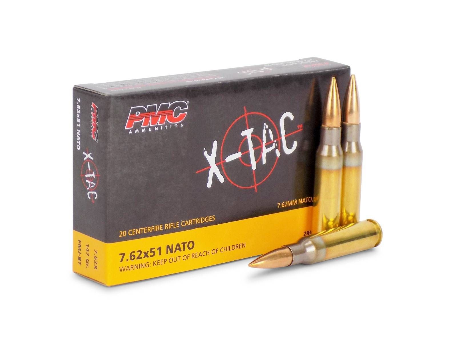 PMC X-TAC 7.62x51 147 Grain BT FMJ | 308/7.62 Ammo For Sale