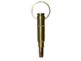 Caliber Gourmet Bottle Opener Whistle Gold Keychain