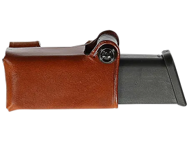 Galco HMC Tan Steerhide Horizontal Mag Carrier for Glock 17