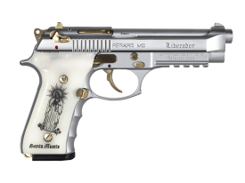 GiRSAN Regard MC 9mm 4.90 18+1 Chrome Gold Pearl Grips