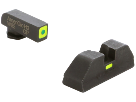 Ameriglo Green Sight Set For Glock~ Small Frame