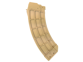Ak 30-round Magazine W/ss Latch Cage Fde
