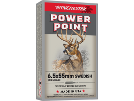 Winchester Power-point 6.5x55 Swedish 140 Gr Power Point (Box) / Rebate Eligible