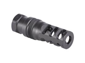 FRC Flat 3-Port .223 Caliber Compensator - 1/2-28 Thread, 13.8" Barrel