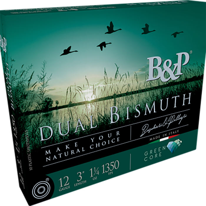 B&P Dual Bismuth 12 Gauge 2.75 1 1/5 oz 3/4 Shot