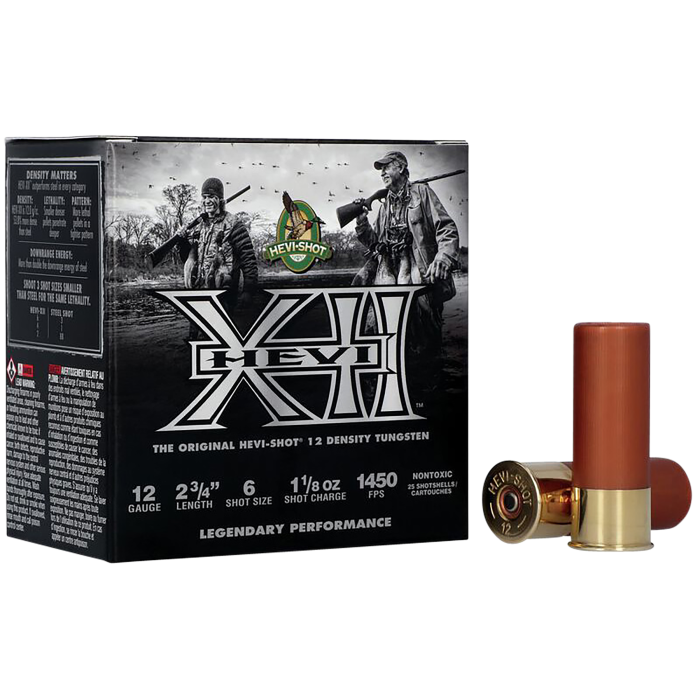 Hevishot Hevi-xii 12 Gauge 2.75 1 1/8 oz 6 Shot HS51316
