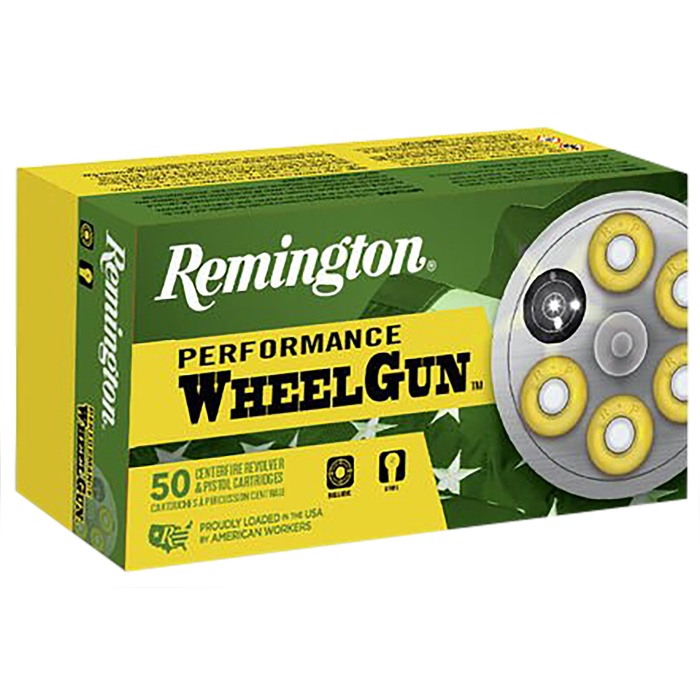 Remington Performance Wheelgun 38 Special 148 Grain Target Master Wad Cutter 22267 Remington Performance Wheelgun 38 Special 148 Grain Target Master Wad Cutter 22267