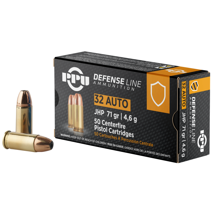 PPU Defense 32 ACP 71 Gr JHP