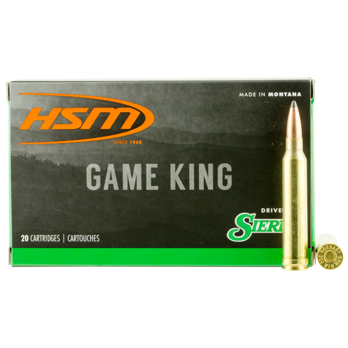 Hsm Game King 300 Win Mag 180 Gr Sierra GameKing Spitzer Boat Tail