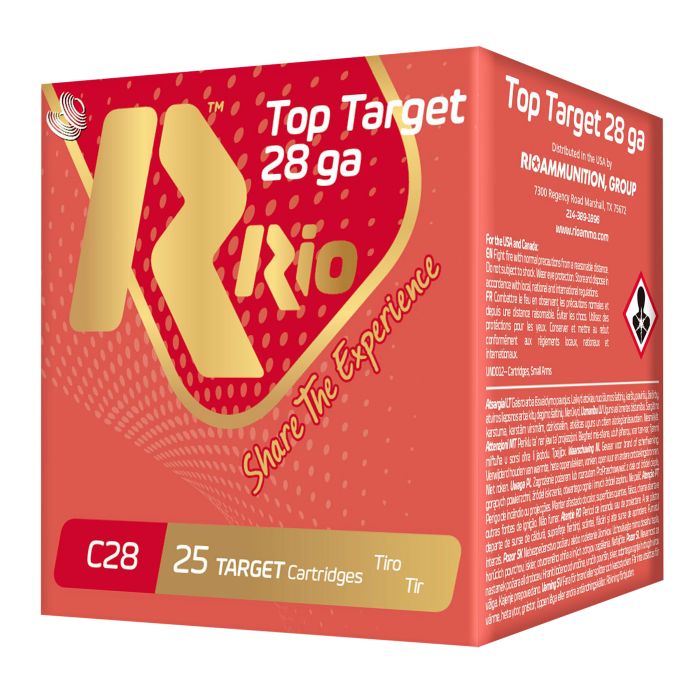 Rio Top Target 28 Gauge 2.75 3/4 oz 9 Shot Rio Top Target 28 Gauge 2.75 3/4 oz 9 Shot
