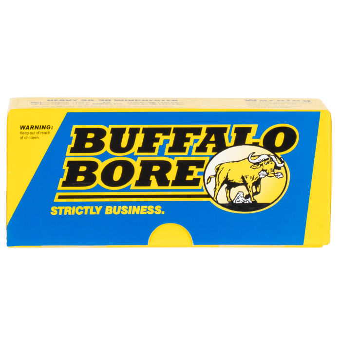 Buffalo Bore Heavy 30-30 Win 190 Grain Semi-Jacketed Flat Point
